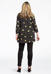 Shirt flare frill LEMON - black - #3