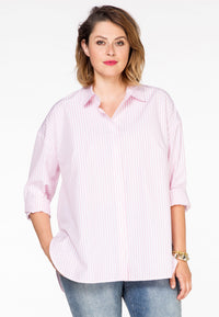 Blouse big stripe - pink - #2