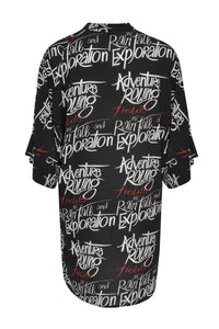 Kimono SCRIPT - black - #3