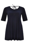 Tunic wide bot v back DOLCE - blue - #4