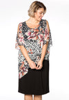 Dress double top LEOFLOWER - black - #2