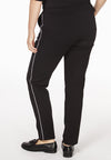 Trousers white piping MILANO - black - #3