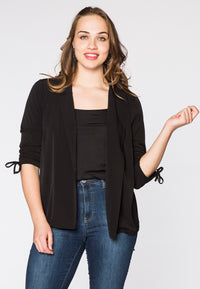 Cardi-jacket pull string DOLCE - black - #2