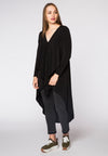 Tunic pointy layer DOLCE - black
