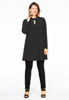 Tunic wide bottom turtle DOLCE - black