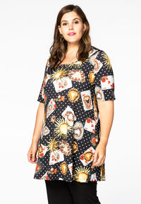 Tunic wide bottom GAMECARD - black - #2