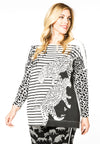 Sweater leopard stripe - white - #2