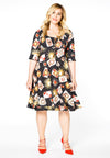 Dress wide neck GAMECARD - black - #1