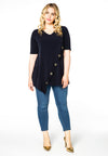 Tunic flare crossoverlay DOLCE - blue - #1