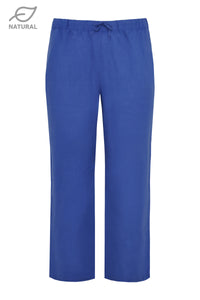 Trousers long LINEN - light blue - #3