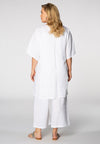 Blouse embroidered LINEN - white - #3