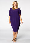 Dress asymmetrical DOLCE - purple - #1