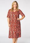 Robe encolure ouverte RED LEODress cut-out RED LEO - red - #2