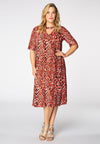 Robe encolure ouverte RED LEODress cut-out RED LEO - red - #1