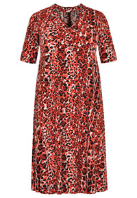 Robe encolure ouverte RED LEODress cut-out RED LEO - red - #4