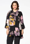 Blouse SELENA pointy hem - black - #2