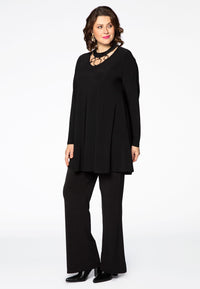 Tunic DOLCE wide bottom rings - black - #2