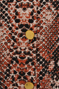 Cardigan SNAKE jersey - orange - #5