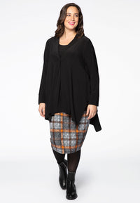 Cardigan blazer collar DOLCE - black - #1