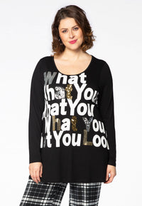 Tunic love flare - black - #2