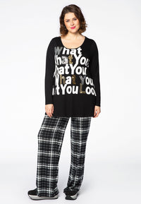 Tunic love flare - black - #1