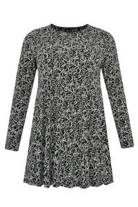 Tunic KEYS wide bottom - black - #4