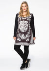 Tunic tiger wide bottom - black - #2