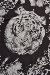 Tunic tiger wide bottom - black - #5