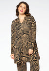 Tunic ZEBRA wide bottom - brown - #1
