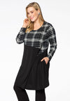 Tunic asymmetric TARA - black - #2