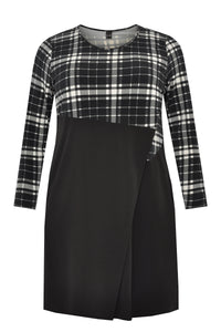 Tunic asymmetric TARA - black - #4
