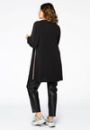 Tunic DOLCE wide bottom zip - black - #3