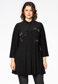 Tunic DOLCE beaded - black - #2