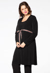 Cardigan en DOLCE à bande et rayuresCardigan DOLCE stripe tape - black - #2