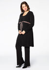 Cardigan en DOLCE à bande et rayuresCardigan DOLCE stripe tape - black - #1
