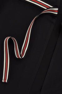 Cardigan en DOLCE à bande et rayuresCardigan DOLCE stripe tape - black - #5