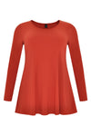 Tunic DOLCE flare long sleeve - orange - #4