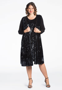 Cardigan SEQUINS - black - #1