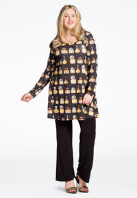 Tunic wide bottom PERFUME - black - #2