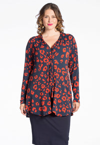 Tunic LEA knot v-neck - blue - #2