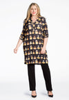Tunic grandad collar PERFUME - black - #1