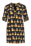 Tunic grandad collar PERFUME - black - #4