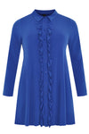 Tunic ruffled DOLCE - blue - #4