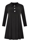 Dress stone buttons DOLCE - black - #4