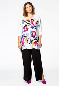 Tunic buttoned CORDOBA - white - #1
