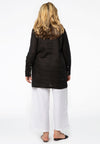 Shirt polo collar LINEN - black - #3