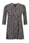 Tunic wide bottom MIA - black - #4