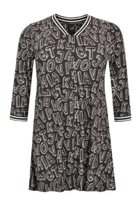 Tunic wide bottom MIA - black - #4