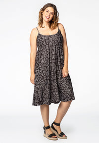 Dress spaghetti straps MIA - black - #1