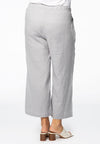 Trousers cropped LINEN - grey - #3